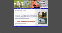 Desktop Screenshot of 4seasonsshelters.com